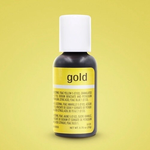 Gold .70oz Gel Color