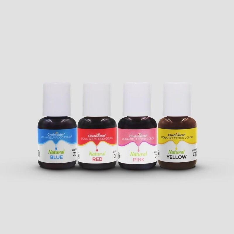 Natural Liqua-Gel Color Set of 4