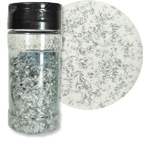Silver Edible Glitter 1oz