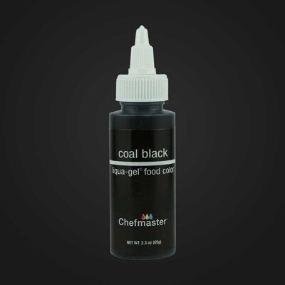 Coal Black 2.3oz Gel Color
