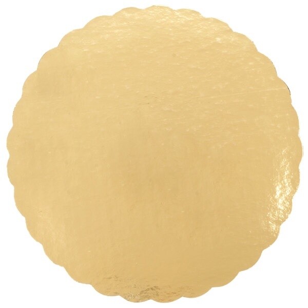 10&quot; Rnd Gold Scallop Board