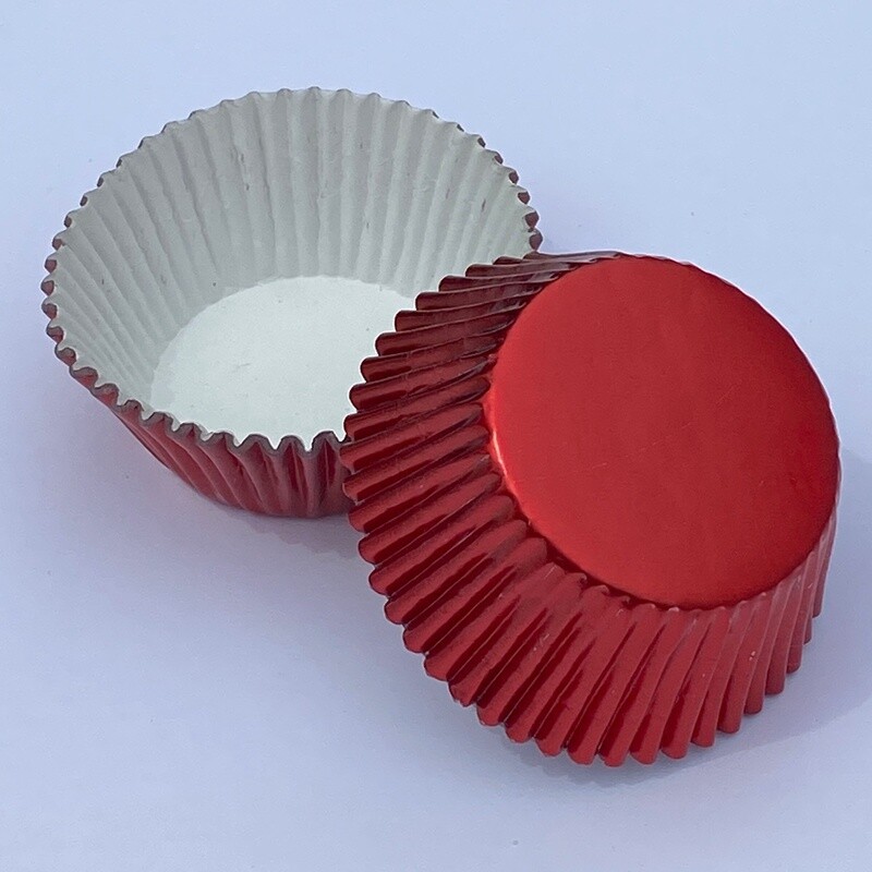 1.25" Red Foil Cups/40