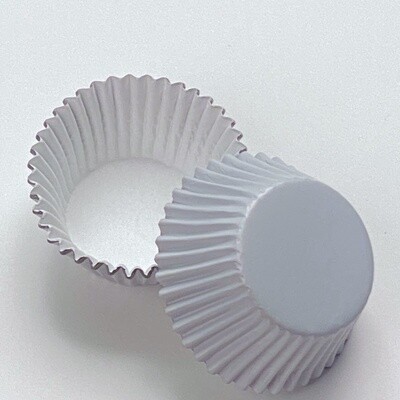 1.5" White Foil Treat Cups/40