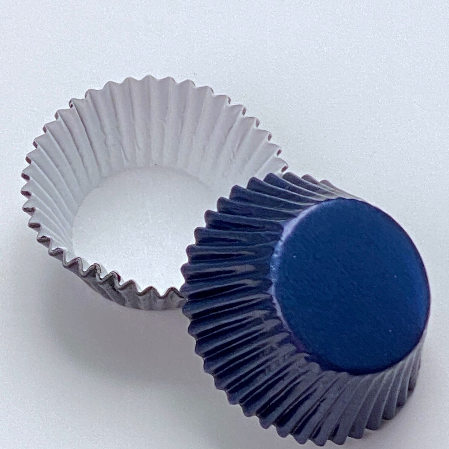Navy Blue Foil Pk40 Cups