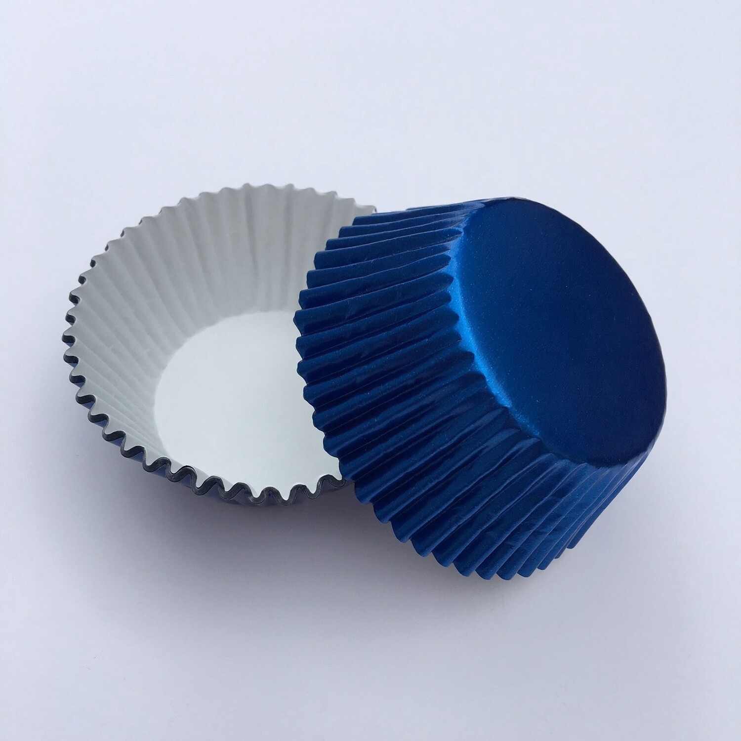 Royal Blue Foil Cups/40