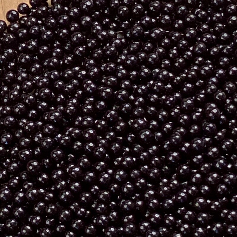 Black 4mm Pearls 2oz