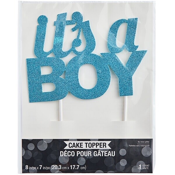 It's a Boy Cake Topper