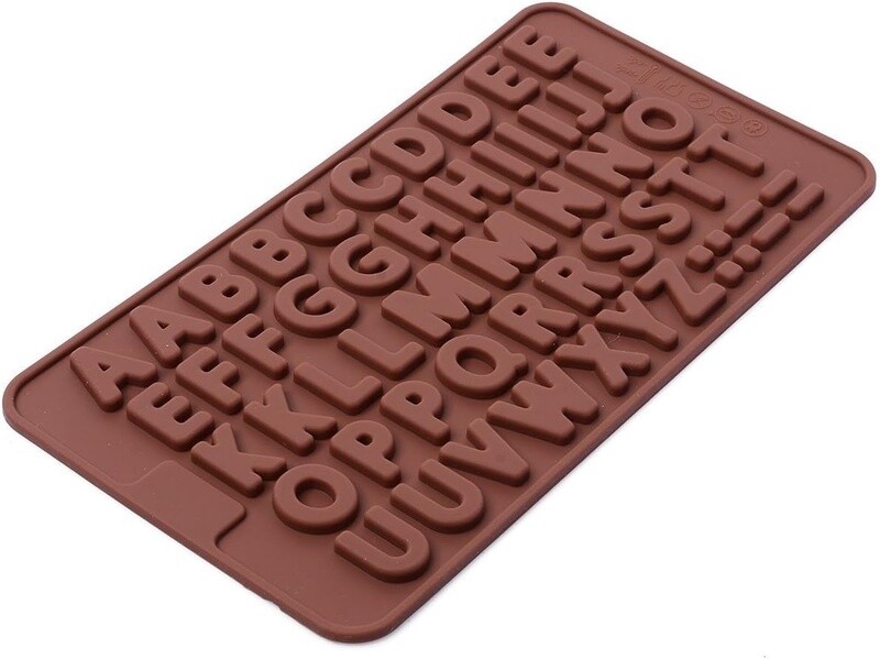 3/4" Mini Alphabet Mold Silicone