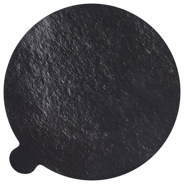 5&quot; Rnd Blk/Gld Board pk5