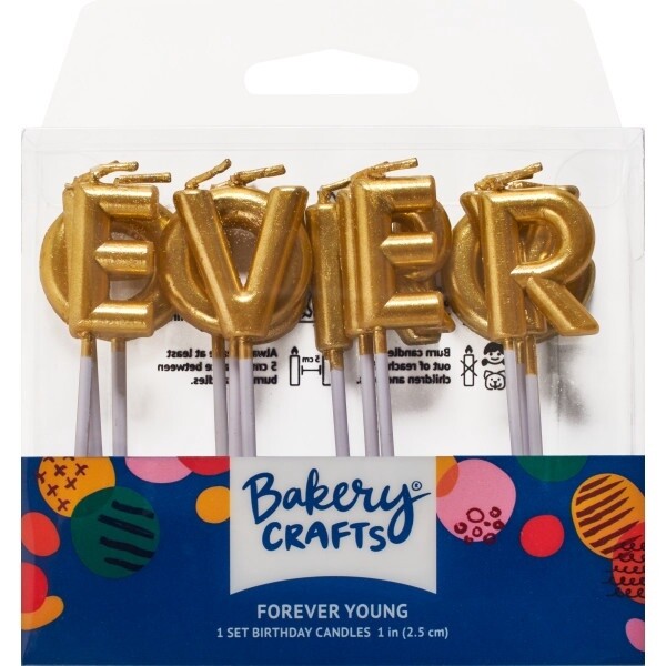 "Forever Young" Gold Candle Set