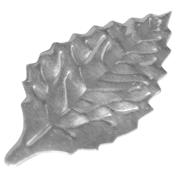 1.75" Silver Foil Leaves/144