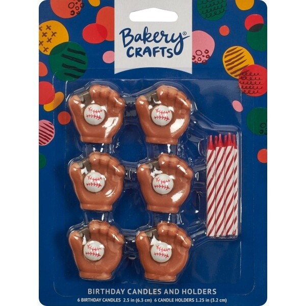 Baseball Candles Set