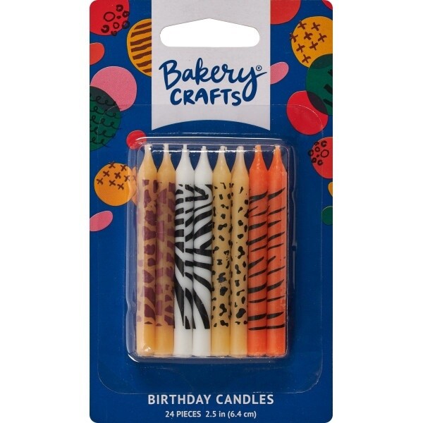 Animal Print Candles
