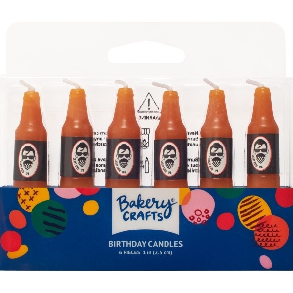 Beer Bottle Candles Set