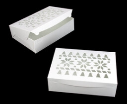 14x10x4 White Sweater Box