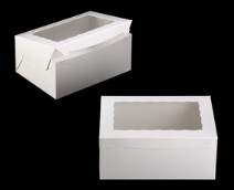 1/4 Sheet White Window Box