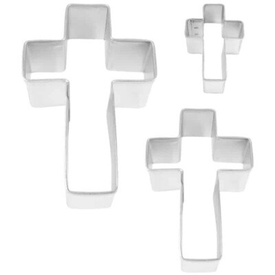 Nested Cross 3pc Cutter Set