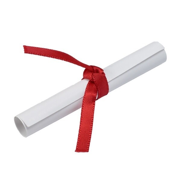 Diploma w/Red Ribbon/3