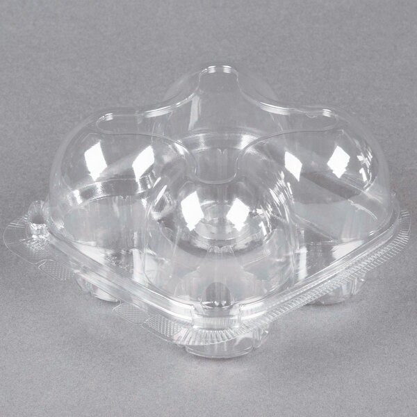 4 ct STD Cupcake Container