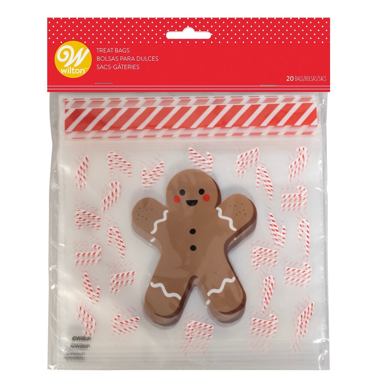 Gingerbread Boy Resealable Bags/20