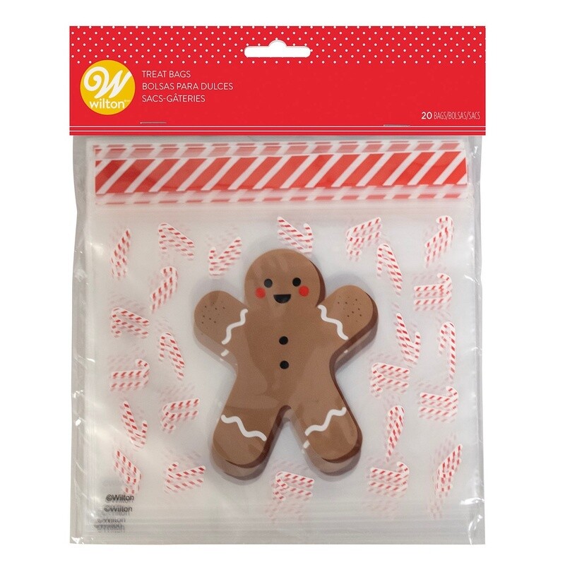 Gingerbread Boy Resealable Bags/20