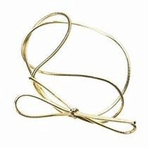 25" Gold Loop Bow