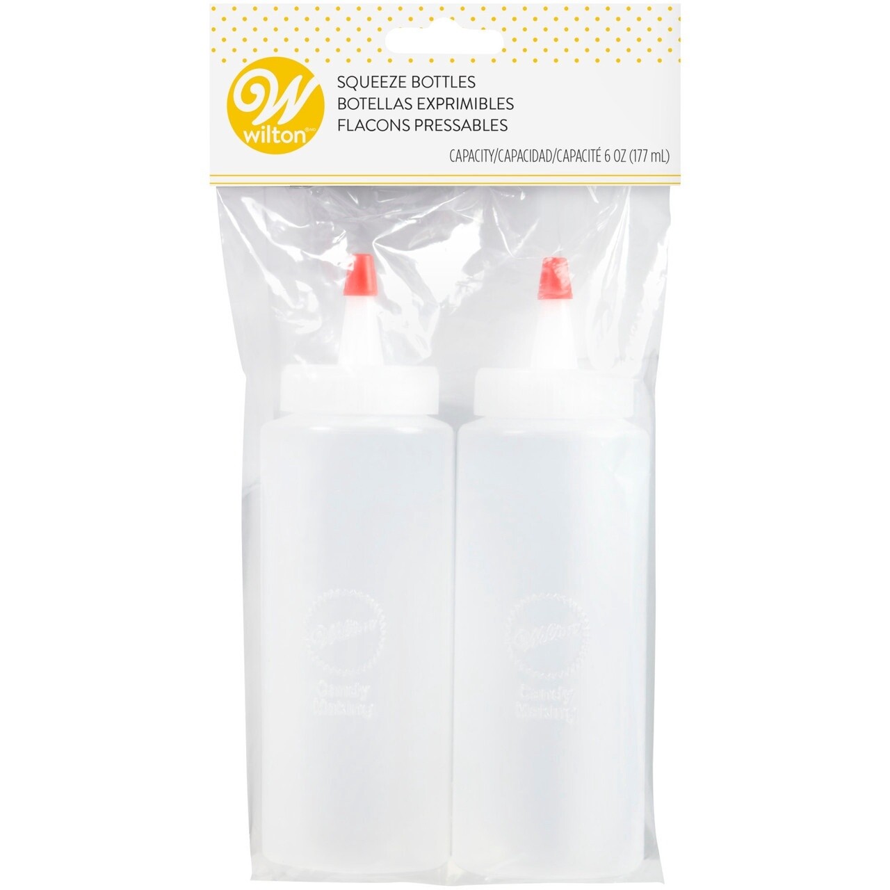 6 oz. Squeeze Bottles Pk 2