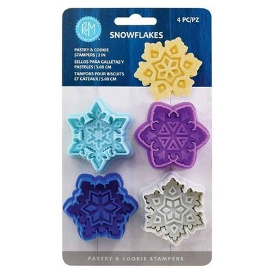 4 Pc. Snowflake Stamper Cutters