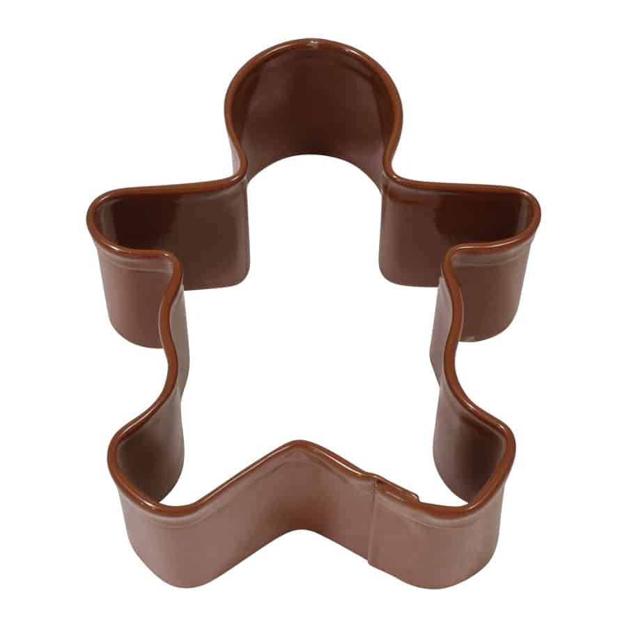 Brown Gingerbread Boy Cutter 2.25&quot;