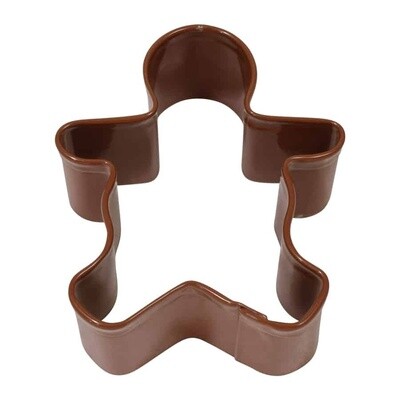 Brown Gingerbread Boy Cutter 2.25"