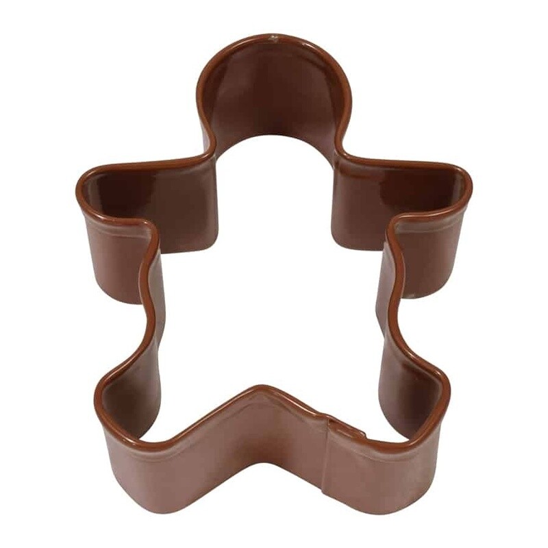 Brown Gingerbread Boy Cutter 2.25&quot;
