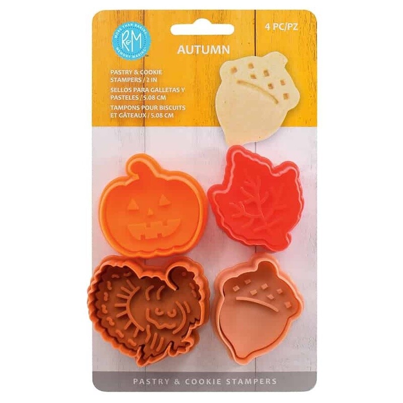 4 Pc. Autumn Stamper Cutters