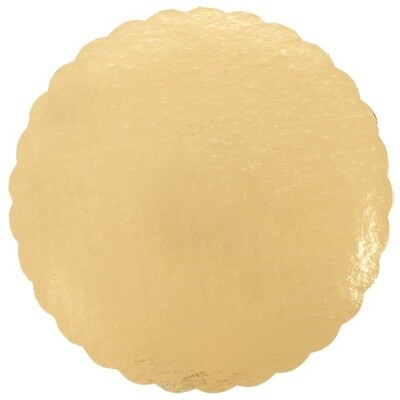 14&quot; Rnd Gold Scallop Board