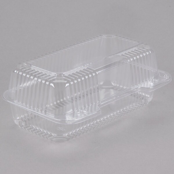 1# Clear Hinged Loaf Box