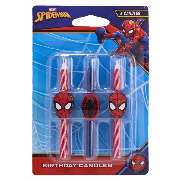Spider-Man Icon Candles