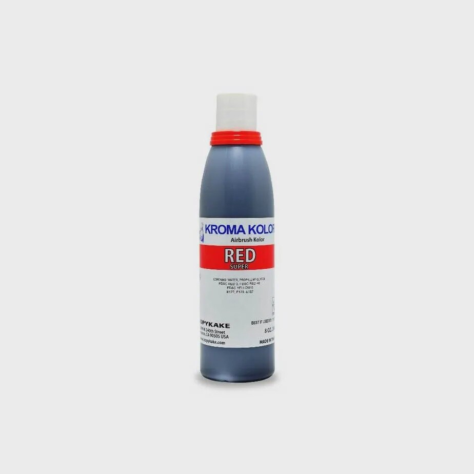 Red 4oz Airbrush Color
