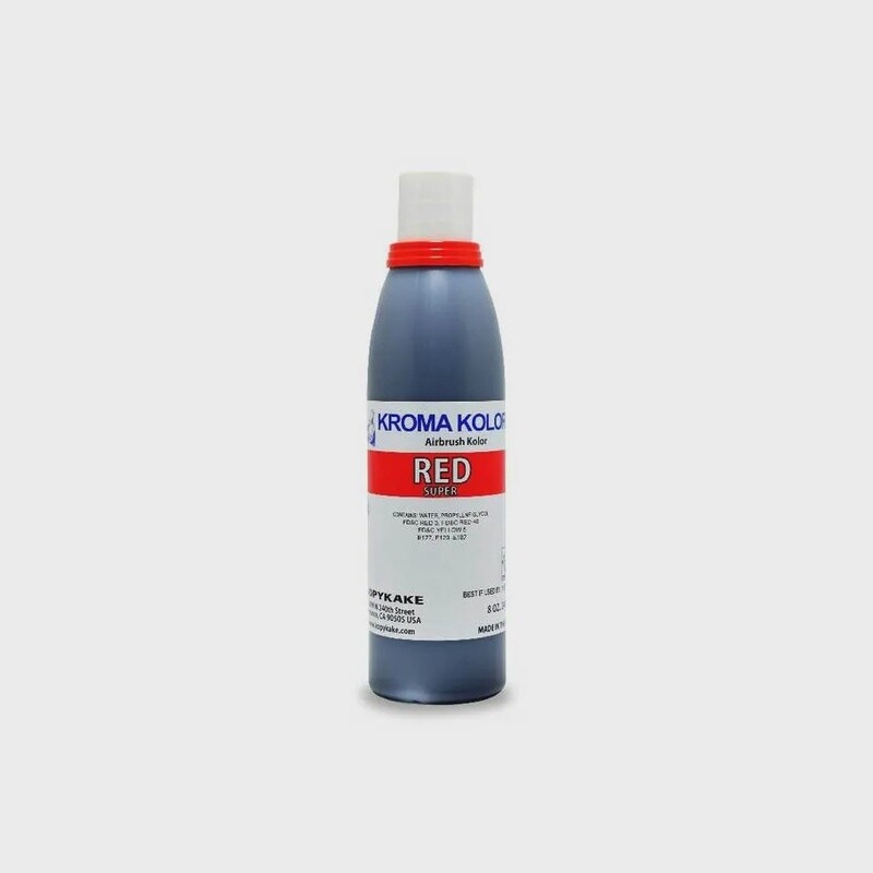 Red 4oz Airbrush Color