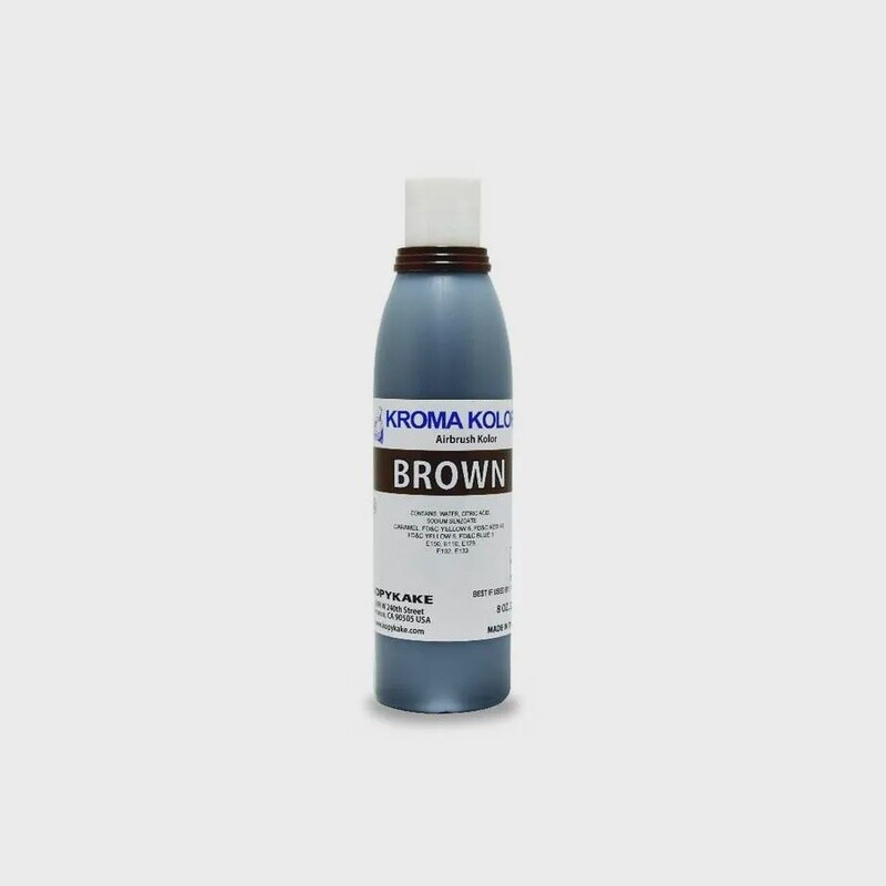 Brown 4oz Airbrush Color