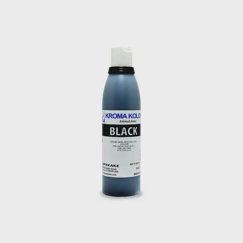 Black 4oz Airbrush Color