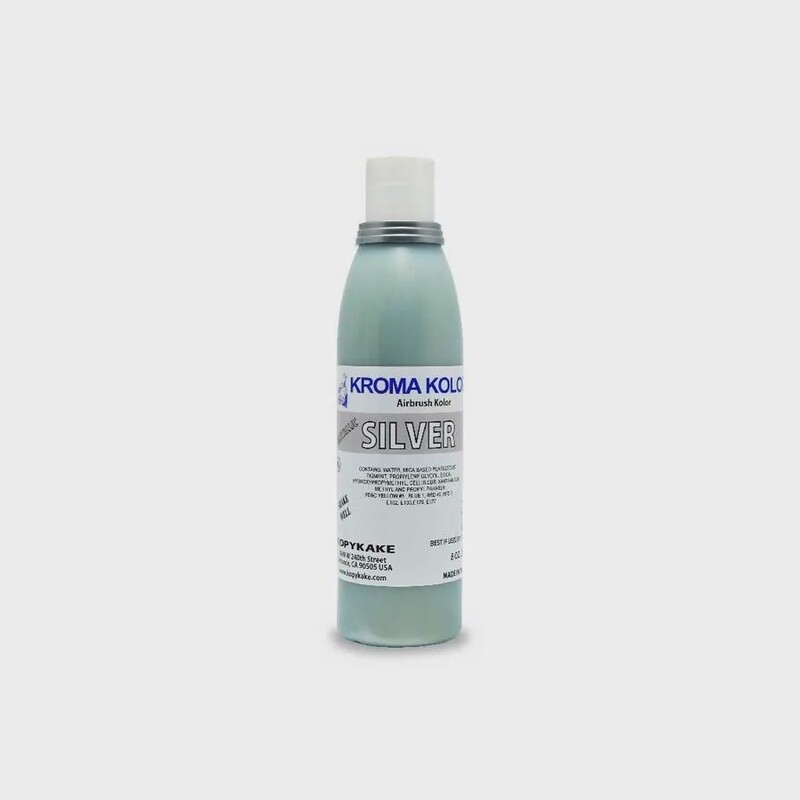 Silver 4 oz Air brush Color