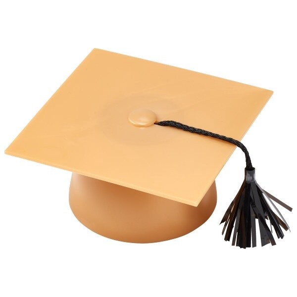 4" Gold Grad Cap