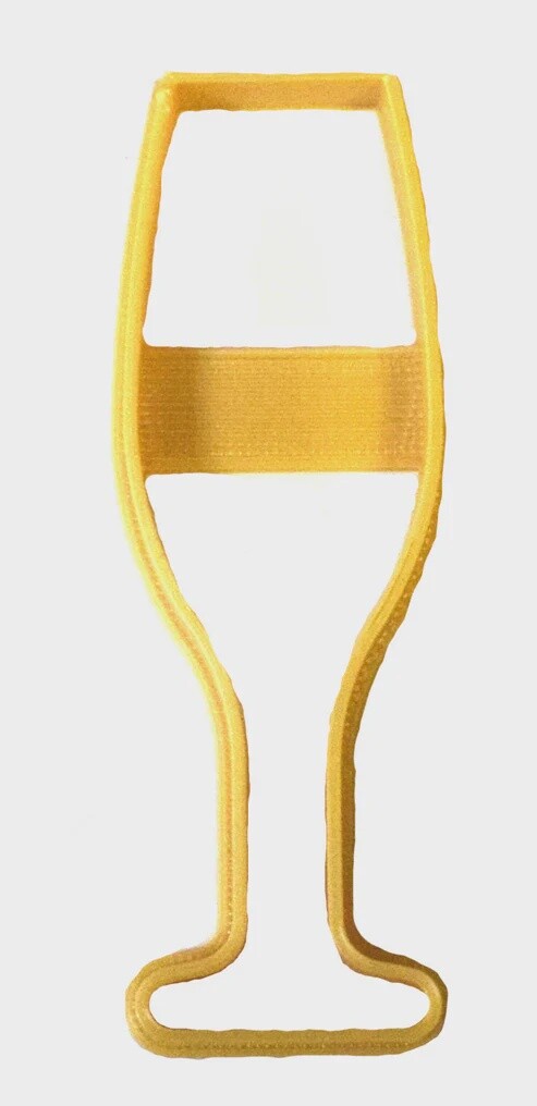 Champagne Glass 3.8" Cutter