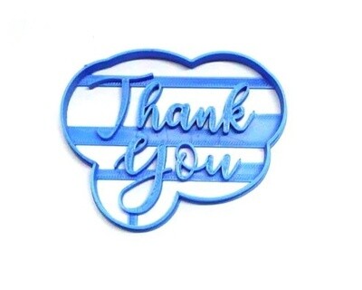 Thank You 4" Detailed Cutter