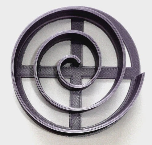 Concha Swirl Stamp  3.5"