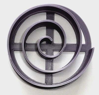 Concha Swirl Stamp  3.5"