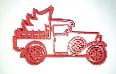 Pickup w/Tree Detailed Cutter