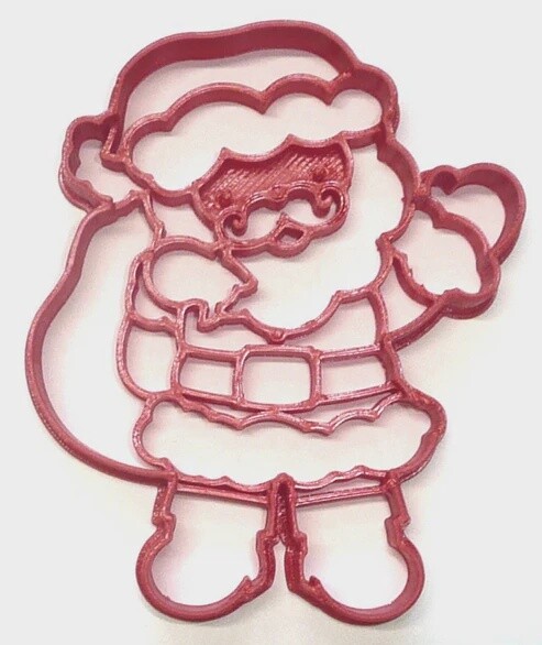 Santa 4-1/8&quot; Detailed Cutter