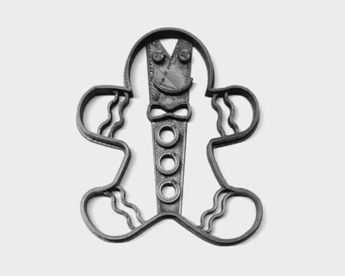 Gingerbread Boy 4&quot; Detailed Cutter