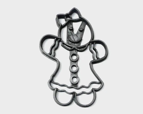 Gingerbread Girl 4&quot; Detailed Cutter