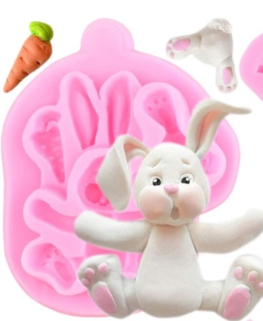 Bunny Easter Silicone Mold